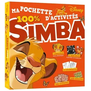 LE ROI LION - Ma pochette d'activités 100 % Simba - Disney pas cher