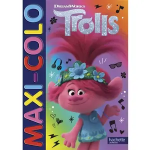 Hachette Jeunesse Maxi-Colo Trolls pas cher