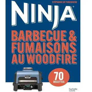 Livre de cuisine HACHETTE Barbecue & Fumaisons au Woodfire Ninja pas cher