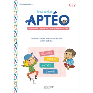 ISBN Hachette Education Mon Cahier Aptéo Ce2 pas cher