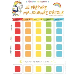Je Prépare Ma Journée D'école pas cher