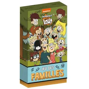 Hachette Jeunesse Bienvenue chez les Loud - Boîte de cartes 7 familles pas cher
