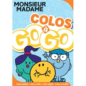 Hachette Jeunesse Colos à gogo Monsieur Madame: Colos guidés - Colos codés - Colos stylés - Colos à motifs pas cher