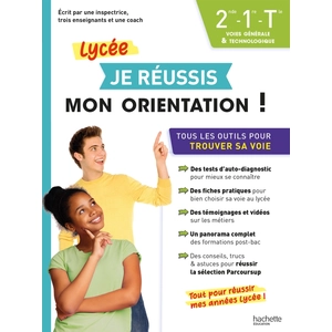 Comparateur de prix : Hachette Education Je réussis mon orientation 2nde, 1re, Tle voies générale et technologique
