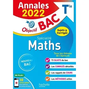 Hachette Education Spécialité Maths - Sujets & Corrigés pas cher