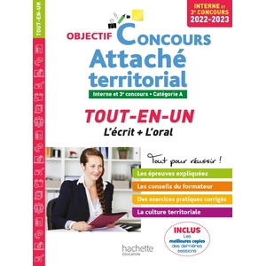 ISBN Hachette Education Attaché Territorial - Interne Et 3e Concours - Catégorie A pas cher