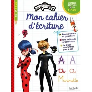 Comparateur de prix : Hachette Education Mon cahier d'écriture Miraculous Grande section et CP