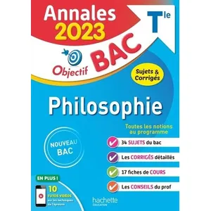 Comparateur de prix : Hachette Education Philosophie Tle - Sujets & Corrigés