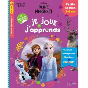 Hachette Éducation Je Joue Et J'apprends Petite Section - La Reine Des Neiges 2 pas cher