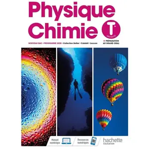 ISBN Hachette Education Physique-Chimie Tle spécialité pas cher