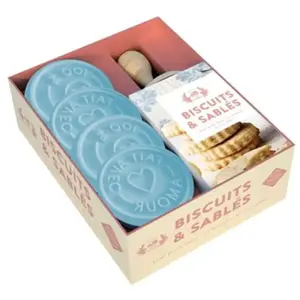 Hachette Pratique Coffret Biscuits & Sablés: Tout pour faire des biscuits & sablés. Avec 1 livre de recettes, 1 tampon et 4 motifs pas cher
