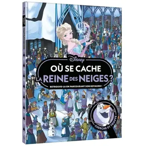 Hachette Jeunesse Où se cache la Reine des Neiges ?: Retrouve-la en parcourant son royaume ! pas cher