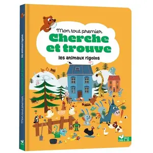 Deux Coqs d'or Mon tout premier cherche et trouve les animaux rigolos pas cher