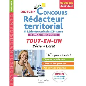 Comparateur de prix : Objectif Concours Rédacteur territorial et rédacteur principal 2023 : ...