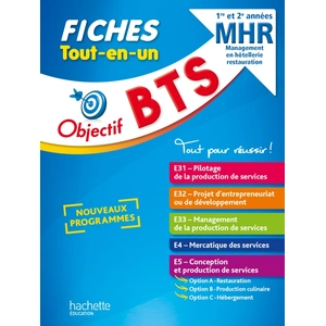 Comparateur de prix : Hachette Education Fiches Tout-En-Un Bts Mhr 1re Et 2e Années
