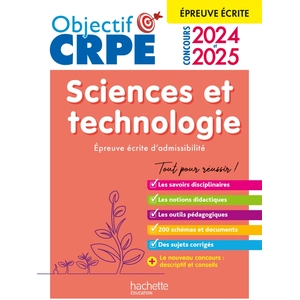 ISBN Hachette Education Sciences Et Technologie - Epreuve Écrite D'admissibilité pas cher