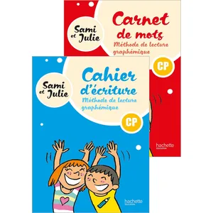 Comparateur de prix : Hachette Education Méthode de lecture graphémique CP Sami et Julie: 2 volumes : Cahier d'écriture ; Carnet de mots