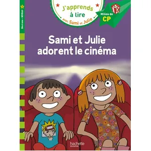 Hachette Education Livre éducatif - Sami et Julie - Sami et Julie adorent le cinéma - Milieu de CP - Apprentissage de la lecture pas cher