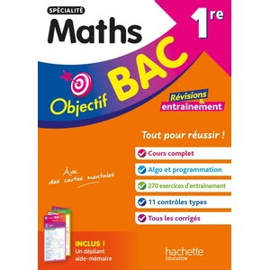 ISBN Hachette Education Spécialité Maths 1re pas cher