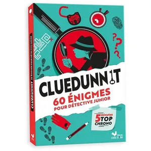 Cluedunnit 60 énigmes pour détective junior - E. Z. Case pas cher