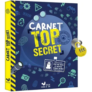 Deux Coqs d'or Carnet Top Secret pas cher