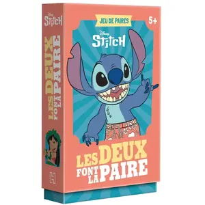 DISNEY HACHETTE Stitch - Jeu De Cartes - Les Deux Font La Paire