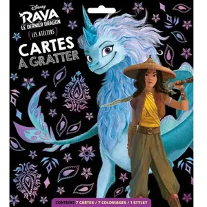 Hachette Disney Cartes À Gratter Raya Et Le Dernier Dragon - Les Ateliers pas cher
