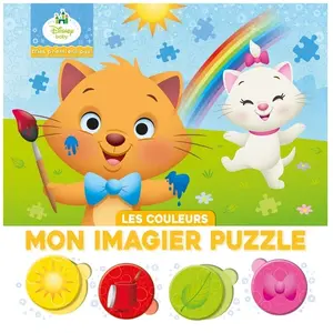 Hachette Disney Mon imagier puzzle: Les couleurs pas cher