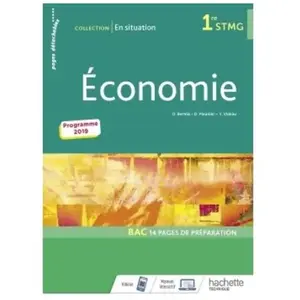 Comparateur de prix : Hachette Education Economie 1re Stmg En Situation