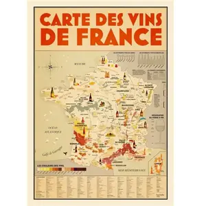 Hachette Pratique La carte des vins de France pas cher