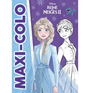 Hachette Disney Maxi-colo La Reine des neiges 2 pas cher