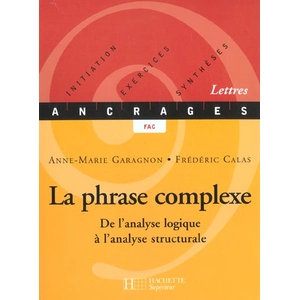ISBN Hachette Education La phrase complexe pas cher