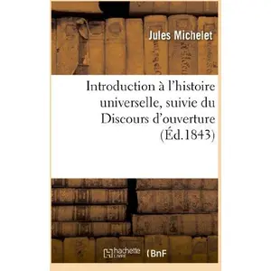 Introduction À L'histoire Universelle pas cher