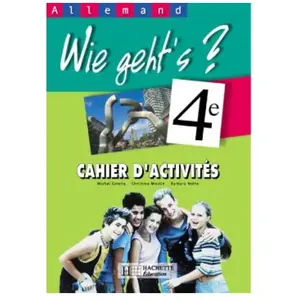 Hachette Education Allemand 4ème Wie Geht's ? Cahier D'activités pas cher