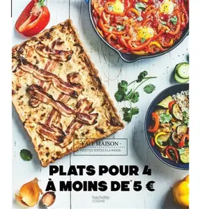 Hachette Pratique Plats pour 4 à moins de 5 euros pas cher