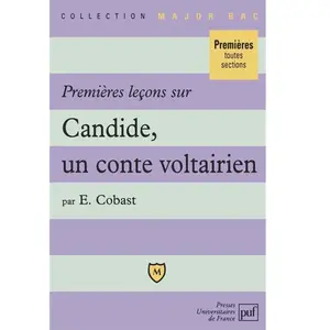 ISBN Puf PremiÃ¨res LeÃ§ons Sur Candide, Un Conte Voltairien pas cher