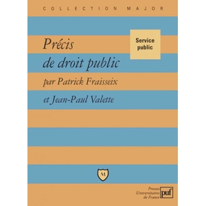 ISBN Puf Précis De Droit Public pas cher