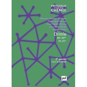 ISBN Puf Chimie Mp-Mp* Pt-Pt* 2ème Année. Cours Et Exercices pas cher