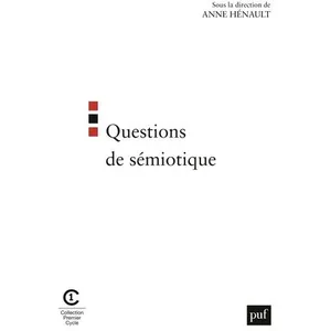 ISBN Puf Questions de sémiotique pas cher