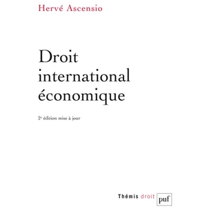 ISBN Puf Droit international économique pas cher
