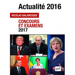 ISBN Puf Actualité 2016 - Concours Et Examens 2017 pas cher