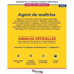 Documentation Francaise Agent De Maîtrise - Concours Et Examen Professionnel Catégorie C pas cher