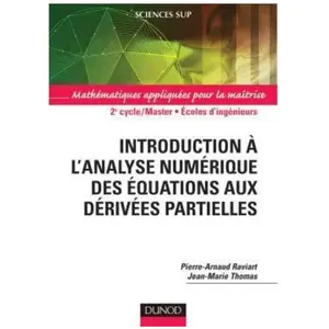Dunod Introduction À L'analyse Numérique Des Équations Aux Dérivées Partielles pas cher