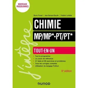 Dunod Chimie Tout-En-Un Mp-Mp* Pt-Pt* pas cher