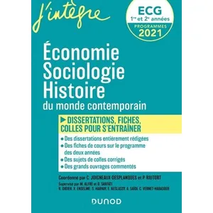 Dunod ECG 1 et 2 - Economie, Sociologie, Histoire du monde contemporai... pas cher