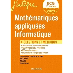 Comparateur de prix : Dunod Mathématiques Appliquées Informatique Ecg 1 - Questions Et Méthodes