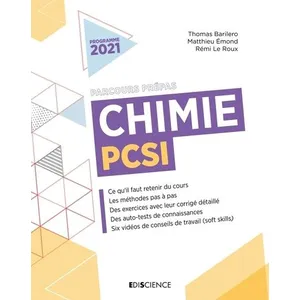 Ediscience Chimie Pcsi pas cher