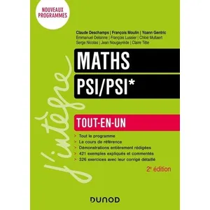 Comparateur de prix : Dunod Mathématiques Psi/Psi* - Tout-En-Un