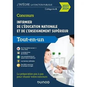 Dunod Concours Infirmier De L'éducation Nationale Et De L'enseignement Supérieur - Tout-En-Un pas cher