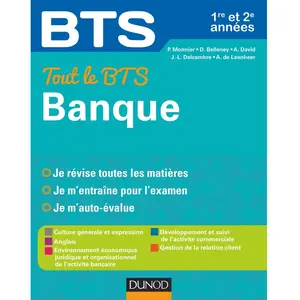 Dunod Tout le BTS Banque 1re et 2e année pas cher